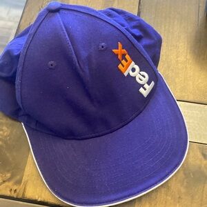 FedEx hat adjustable back spell out drivers hat